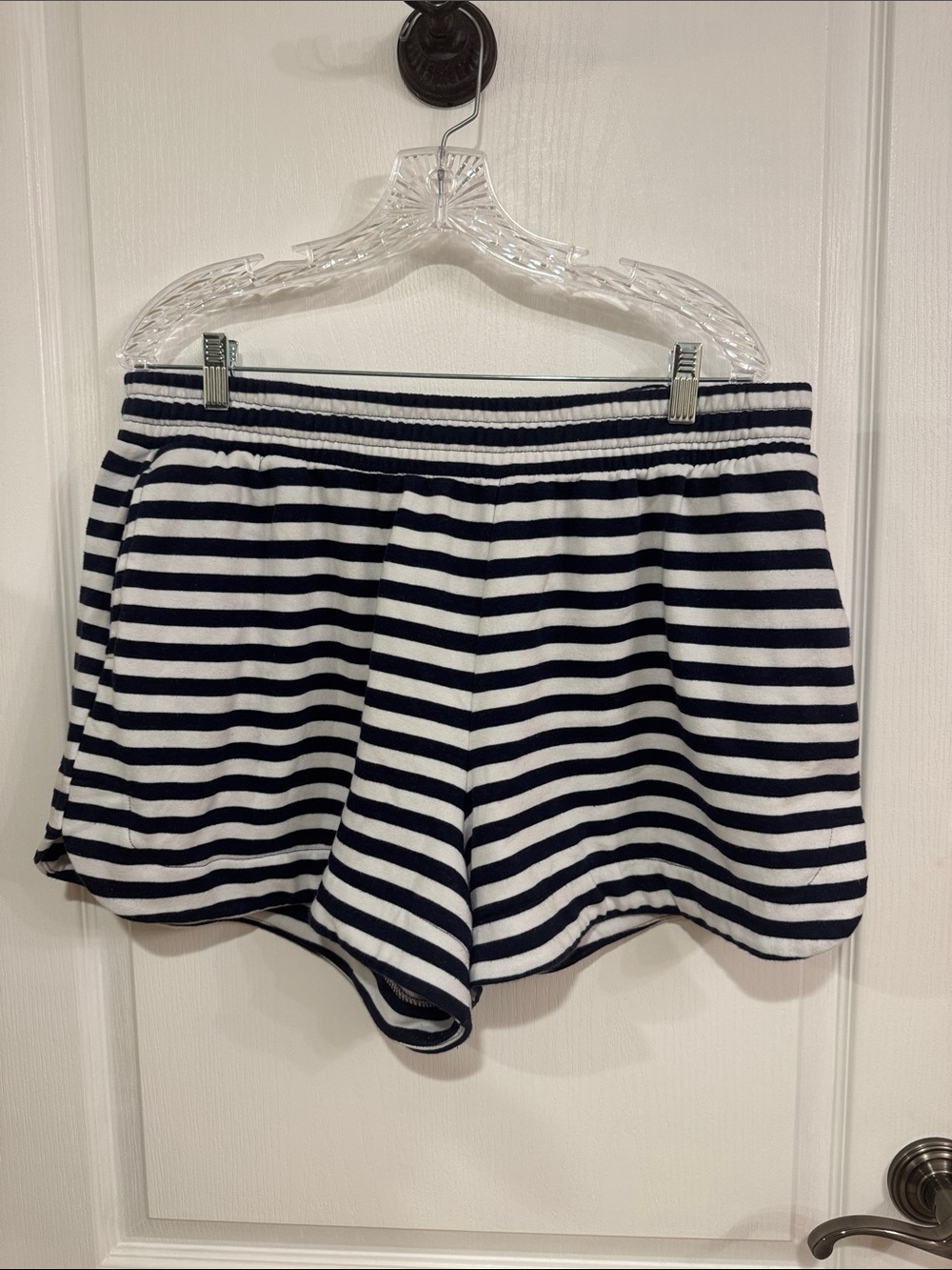 Crown & ivy Terry cloth beach shorts—very cool and airy.